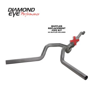 Ford F350 Performance Exhaust - Diamond Eye Performance - Catback Dual SS - `03-`07